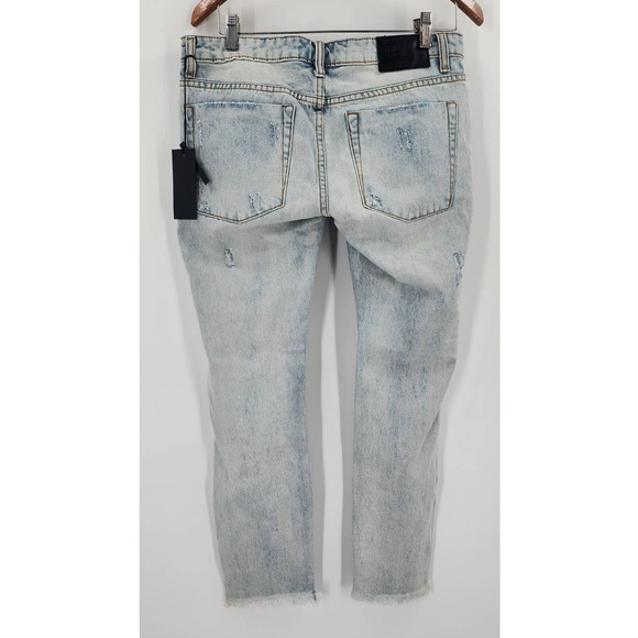 New NWT One X One Teaspoon Freebirds Low Waist Rigid Skinny 7/8 Length Size 28 - Picture 6 of 14